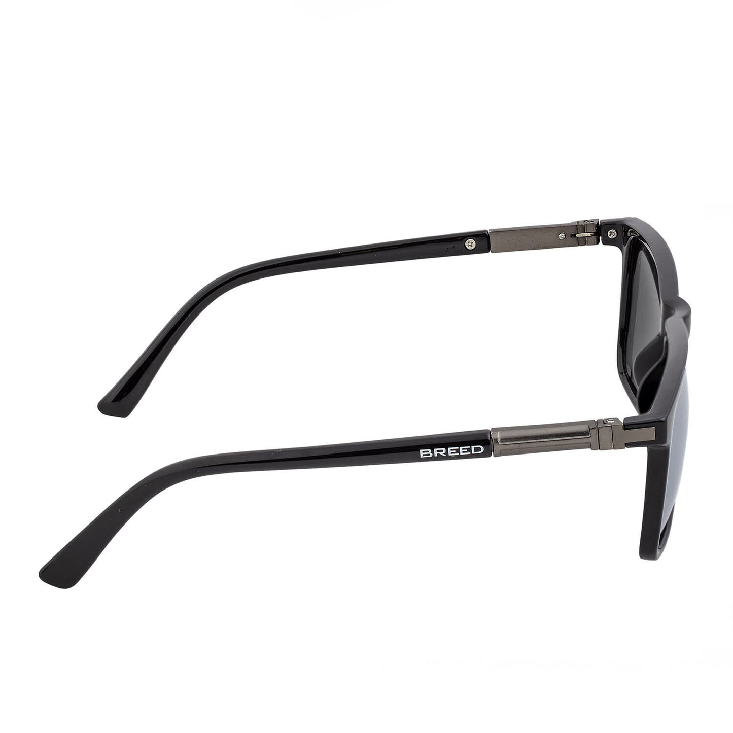 Caelum Polarized Sunglasses - Black + Silver