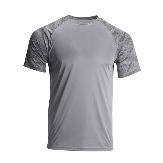 Performance Basics Dri-Tech Contrast Tee - Heavy Metal