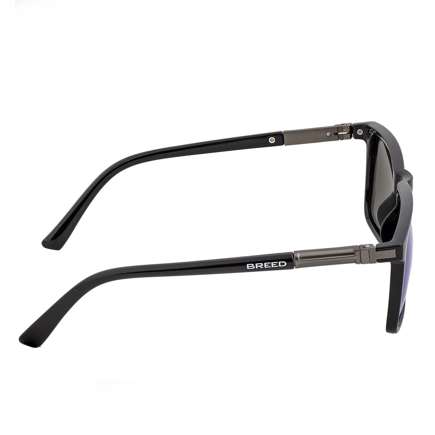 Caelum Polarized Sunglasses - Black + Blue