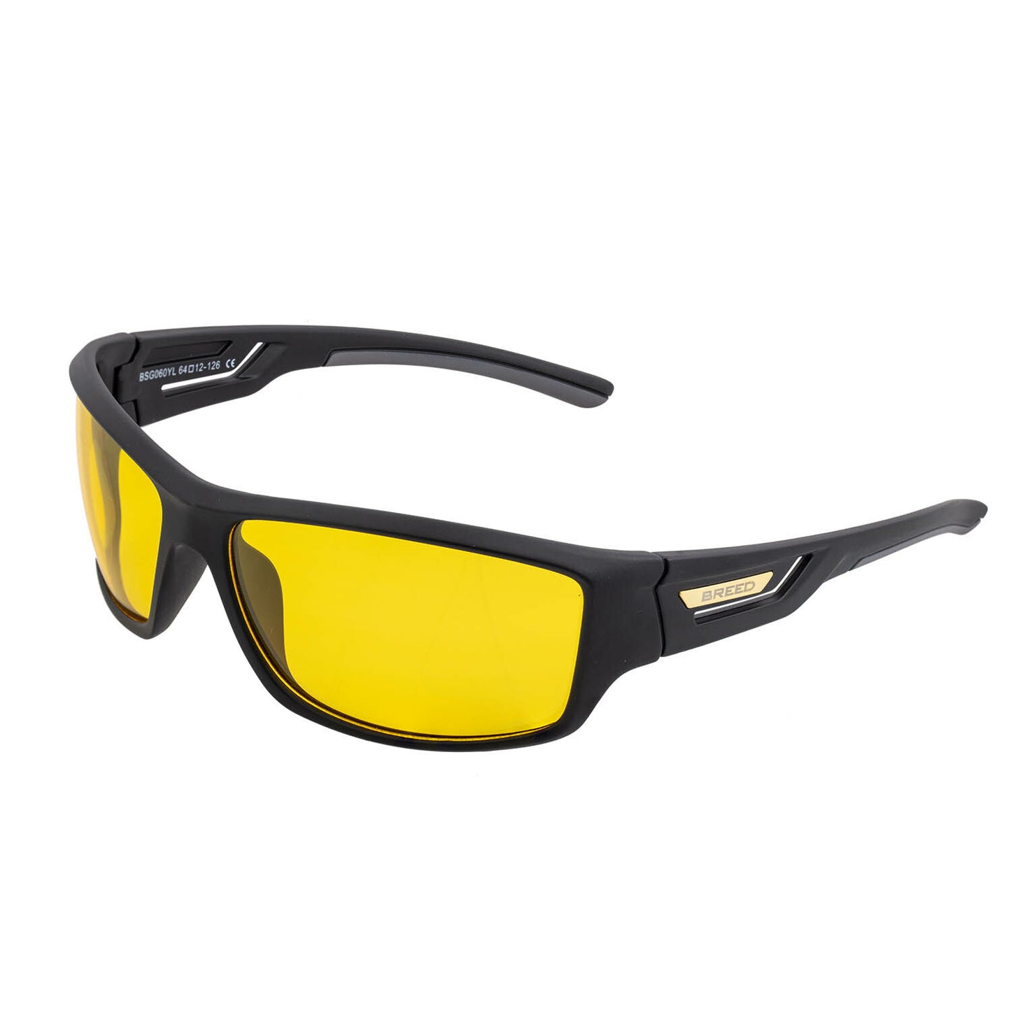 Aquarius Polarized Sunglasses - Black + Yellow