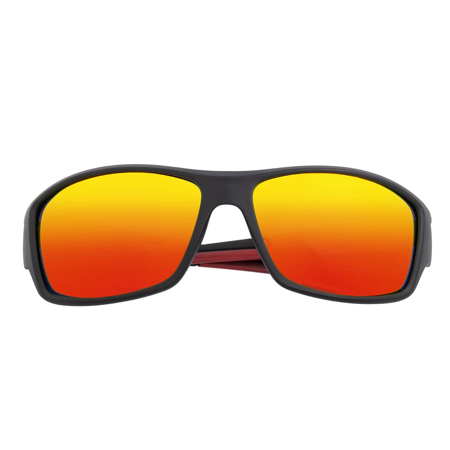 Aquarius Polarized Sunglasses - Black + Red-Yellow