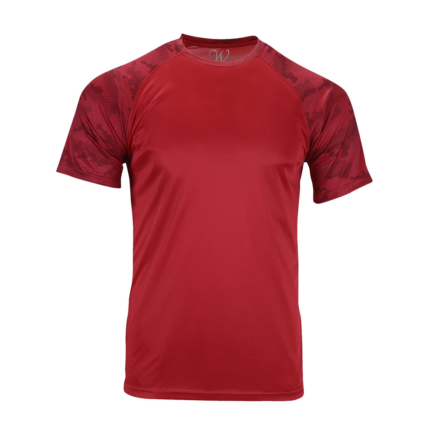 Performance Basics Dri-Tech Contrast Tee - Red