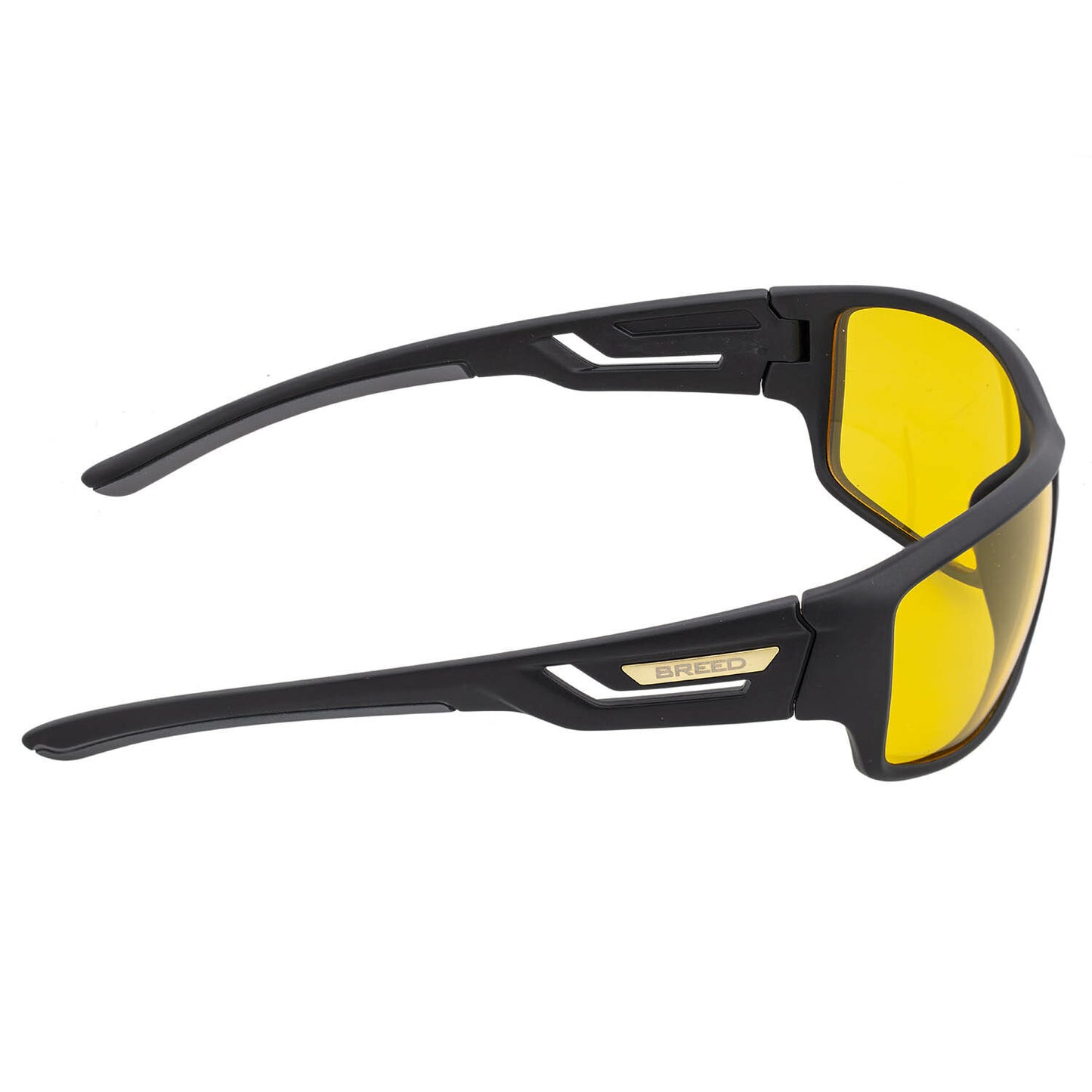 Aquarius Polarized Sunglasses - Black + Yellow