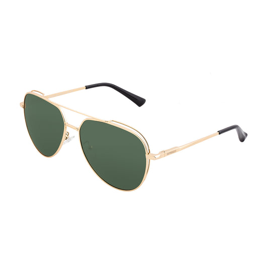 Lyra Polarized Sunglasses - Gold + Black